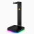 Corsair ST100 RGB Premium Headset Stand w. 7.1 Surround Sound - Black 7.1 Surround Sound, Nine-Zone RGB Lighting, USB3.1 Type-A(2), Aluminum Construction