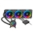 ThermalTake CL-W235-PL12SW-A Floe Riing RGB 360 TR4 Edition - TR4 120mm Fan, 3600RPM Motor Speed, 1000~2000RPM Fan, 21.8~33dBA, 26.35~54.42CFM, Rubber