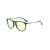 Gunnar Menlo Emerald Indoor Digital Eyewear - 3 Barrel Hinge, Dual Material Frame, Anti-reflective Lens Coating - Amber