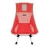 Various Beach Chair - Red & Silver