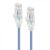 Alogic Ultra Slim Cat6 Network Cable, UTP, 28AWG, Series Alpha  - 2m - Blue - Retail