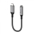 Alogic Ultra USB-C (Male) to 3.5mm Audio (Female) Adapter - 10cm - Space Grey