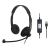 Sennheiser SC 60 USB CTRL USB Office Headset - Black Double-sided, Headband Wearing Style, Max. 113 dB limited by ActiveGard, Noise-cancelling, Voice Clarity, Comfort and Precision
