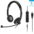 Sennheiser SC 75 USB MS Double-sided Wired Headset - Black Headband Wearing Style, Noise-cancelling, ActiveGard, Bendable boom arm, Voice Clarity, Inline Call Control Unit, Style and Comfort