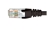 HyperTec Cat6 RJ45 Black Patch Lead - 10m, Black