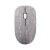 Rapoo 3510 Plus Wireless Optical Mouse - Grey 2.4G Wireless Connection, 12-month Battery Life, 1000DPI, Soft Fabric Cover