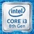 Intel Core i3-8300 Processor - (3.70GHz) - FCLGA1151 64-bit, 8MB Cache, 4 Cores/4 Threads, 14nm