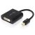 Alogic ALOGIC Elements 20cm Mini DisplayPort to DVI Adapter  Male to Female  Black