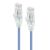 Alogic 0.30m Blue Ultra Slim Cat6 Network Cable UTP 28AWG - Series Alpha