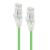 Alogic 0.30m Green Ultra Slim Cat6 Network Cable UTP 28AWG - Series Alpha