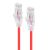 Alogic 1m Red Ultra Slim Cat6 Network Cable UTP 28AWG - Series Alpha