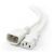 Alogic 1m IEC C13 to IEC C14 Computer Power Extension Cord  Male to Female - White