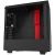 NZXT H510i Compact Mid-Tower w. Lighting and Fan Control - Matte Black / Red USB3.1, USB2.0, SGCC Steel, Tempered Glass, 2.5