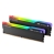 ThermalTake 16GB (8GB x 2) 3600MHz DDR4 RAM - CL18 - ToughRam Z-ONE RGB, Black