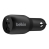 Belkin BoostCharge Dual USB-C Car Charger - 36W - Black