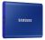 Samsung 1000GB (1TB) Portable SSD T7 Solid State Disk - Indigo Blue USB3.2, Type-C, R/W(Max) 1,050MB/s, Aluminium Case