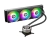 Lian_Li Galahad 360mm AIO Liquid CPU Cooler - Black Intel LGA 115X/1366/775/1200/2011/2066/AMD AM4, 120mm Fan, 69.17CFM, 20dBA