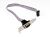 Generic DB9 Serial Header Cable with Low Profile Bracket - 30cm cable length