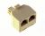 Manhattan Coupler RJ45 T-Adaptor F-F-F