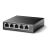 TP-Link TL-SG1005LP 5-Port Gigabit Desktop Switch with 4-Port PoE+, Up To 40W For All POE Ports, Up To 30W Each Port