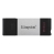 Kingston 64GB USB-C 3.2 Gen 1 DataTraveler 80 200MB/s Read