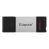 Kingston 256GB USB-C 3.2 Gen 1 DataTraveler 80 200MB/s Read, 60MB/s Write