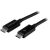 Startech Thunderbolt 3 Cable with 100W PD - 20Gbps - 4K 60Hz - USB-C Connector - 2M - Black