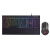 ThermalTake Challenger Elite RGB Combo Gaming Keyboard and Mouse - Black Ergonomic, Right/Left Hand Friendly, 4 DPI Level, Full Size, Membrane Switch, Anti-Ghosting, Magnetic Palm Rest