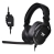 ThermalTake Argent H5 Stereo Gaming Headset - Black 50mm Drivers, Hi-Res Audio, Bi-directional Microphone, In-Line Control, Cross-Platform Compatibility
