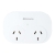 Verbatim Dual USB Surge Protected with Double Adaptor - White