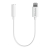 Verbatim Lightning to 3.5mm Headphone Jack 10cm - White