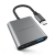 HyperDrive 4K HDMI 3-in-1 USB-C Hub - Space Grey