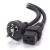 Alogic IEC LOCK IEC C19 to Aus 3 Pin 15A Power Cord - Male to Female - 0.5m