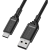 Otterbox USB-C to USB-A Cable - 2m, Black