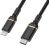 Otterbox Lightning To USB-C Fast Charge Cable Standard - 1m, Black