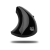 Adesso iMouse E10 2.4 GHz RF Wireless Vertical Ergonomic Mouse - Black Adjustable DPI Switch, Back/Forward Buttons, Auto Sleep and Power On/Off Switch, Nano Receiver, Optical Sensor