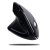 Adesso iMouse E90 Wireless Left-Handed Vertical Ergonomic Mouse - Black 50 Degree Vertical Angle, Adjustable DPI Switch, Back/Forward Buttons, Durable Micro-switch, Nano Receiver, Optical Sensor