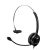 Adesso Xtream P1 Single-Sided USB Wired Headset with Adjustable Noise-Canceling Microphone - Black Omnidirectional, USB