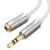 UGreen 10778 3.5mm Male to 3.5mm Female Extension Cable, White - 5M