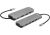 Klik USB-C Portable HDMI & DisplayPort Multi-Port Adapter - HDMI, DP, USB3.0 x 2, USB2.0 x 2, LAN, USB-C PD & SD/Micro SD