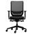 Ergotron WF Mesh Chair with Armrests 4D - Graphite Black