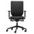 Ergotron WF Upholstered Chair with Armrests 4D - Graphite Black