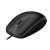 Logitech B100 Optical USB Mouse - Black Corded, 800 DPI, Optical, USB