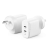 Alogic 2X40 Rapid Power 2 Port USB-C GaN Wall Charger - 40W