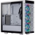 Corsair iCUE 465X RGB Mid-Tower ATX Smart Case - White USB3.0(2), 7 vertical + 2 horizontal, Tempered Glass, Steel, RGB, ATX