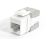 Serveredge Universal Cat6A UTP RJ45 Modular Keystone Jack - QUICK TOOL Compatible - White, 10 Pack