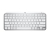 Logitech MX Keys Mini Minimalist Wireless Illuminated Keyboard - Pale Grey Bluetooth, Easy Switch, Ambient Light Sensors, Caps Lock and Battery indicator lights