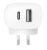 Belkin BoostCharge 37W Dual Wall Charger 25W USB-C (1) PD, 12W USB-A (1) White