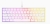 Corsair K65 RGB MINI 60% Mechanical Gaming Keyboard - CHERRY MX SPEED - White 61 Matrix Keys, Wired, Full Key (NKRO) with 100% Anti-Ghosting, 8MB, FN Shortcuts, Detachable, Braided
