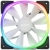 NZXT Aer RGB 2 120mm RGB Case Fan - Matte White 120mm Fan, 500 - 1,500 300RPM, 17.48 - 52.44CFM, 22 - 33dBA
